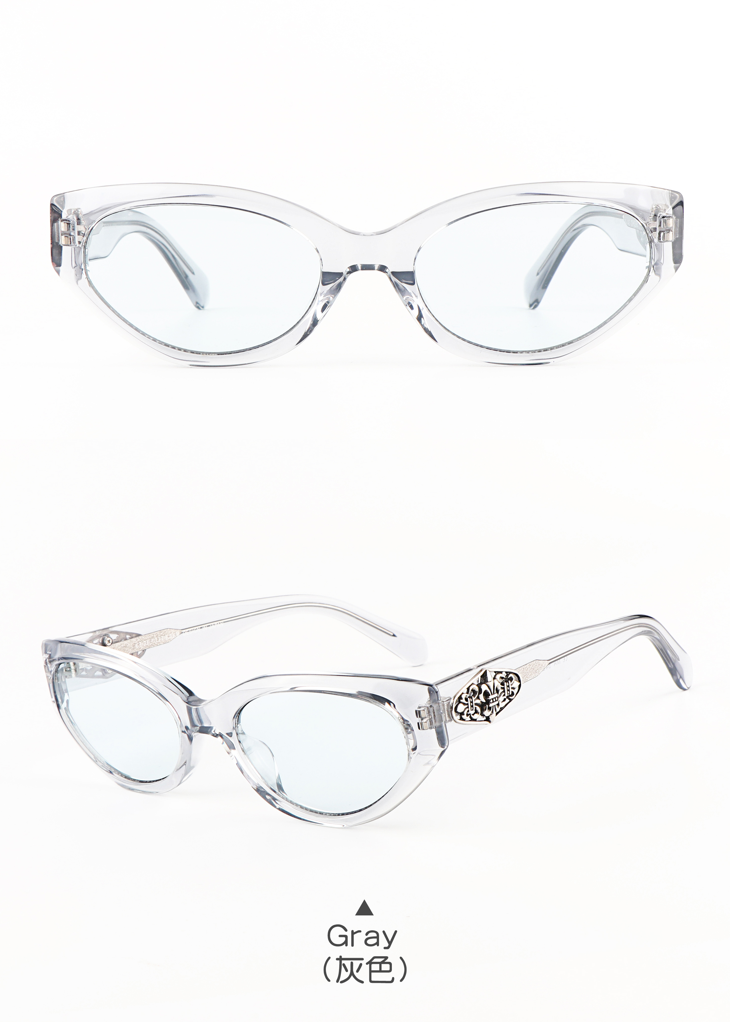Acetate Thick Temple Summer Funny Cat Eye Women Luxury Brand High Quality Y2k Sunglasses China Manufacturers Custom with logo
