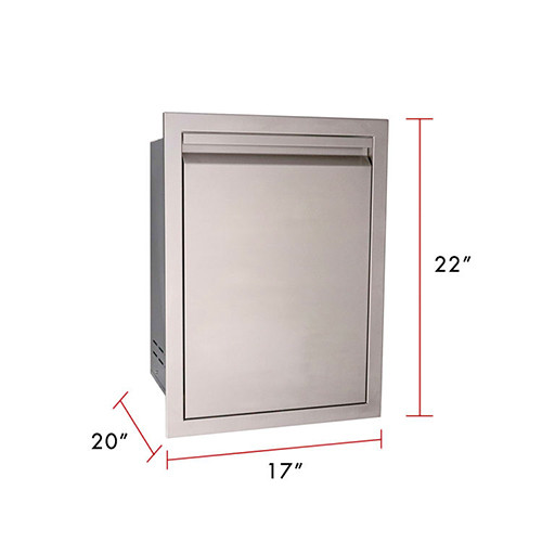 Propane Outdoor Bbq Drawers Stainless Steel Tank Storage Trash Island Can