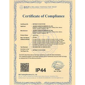Jiaxing Chengtai Mirror Co., Ltd. Certifications