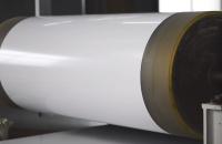 Para el metal de techado comercial aleación 3003 Ral 7047 PVDF lámina de aluminio lacada 0,75 mm x 48' pre-pintado bobina de aluminio
