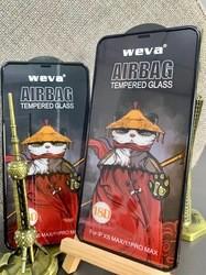 weva 18D AIRBAG anti-déchiré dege avec poussière gaze verre Protecteur d'écran verre trempé Pour IPHONE 12