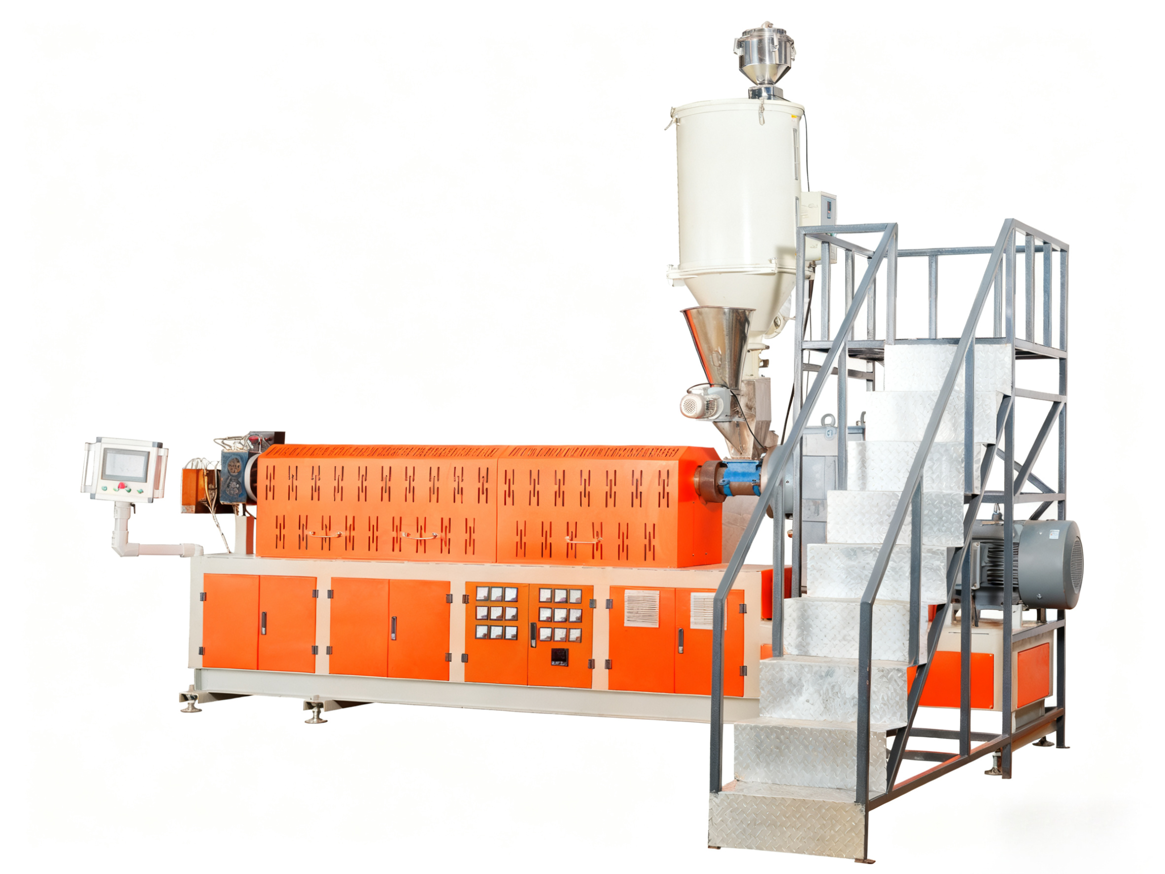 45.91m×2.0m×4.0m 380V 120.91KW Strap Roll Machine PP Strap Band Extrusion Line for Automated Packaging