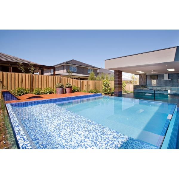 Technique Glass Iridiscent Crystal Glass Mosaic for Swimming Pool Tile Type Wall Tiles