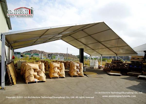 Water Proof Industrial Storage Tents With PVC Walls Aluminum Frame