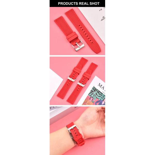 Mesh-textured Convex FKM Rubber Strap · Carnivorous Plant Style | OEM/ODM - SHX