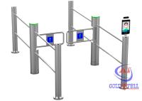 Tourniquet de Code QR de tourniquets de contrôle d'accès de supermarché avec la caméra thermique