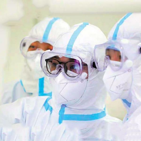 Lightweight Disposable Medical Eye Goggles , Surgery Safety Glasses Reduced Condensation