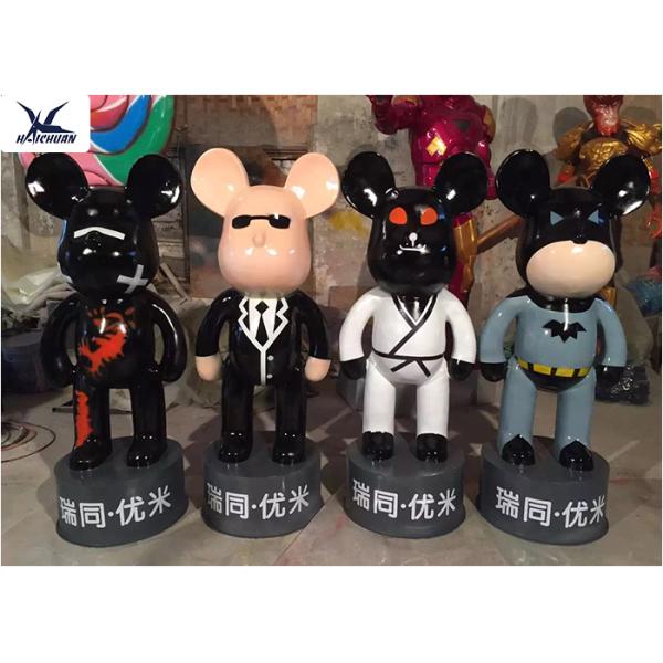 Outdoor 1.6 Meters High Fiberglass Cartoon Statues For City Square Decoration