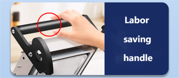 Small Portable Plastic Material Container Sealer Meal Food Tray Heat Sealer Machine DQ-3 For Food Tray Packing