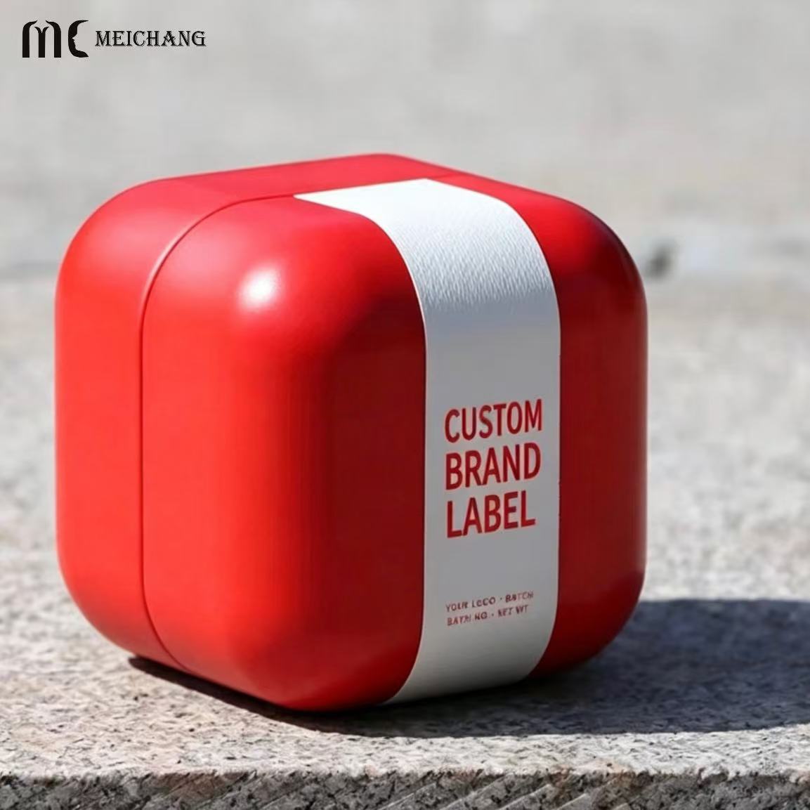 5–10g Mini Square Aluminum Tin with Rounded Corners for portable balm, solid perfume, hair wax and other small-format product packaging (MC-811）