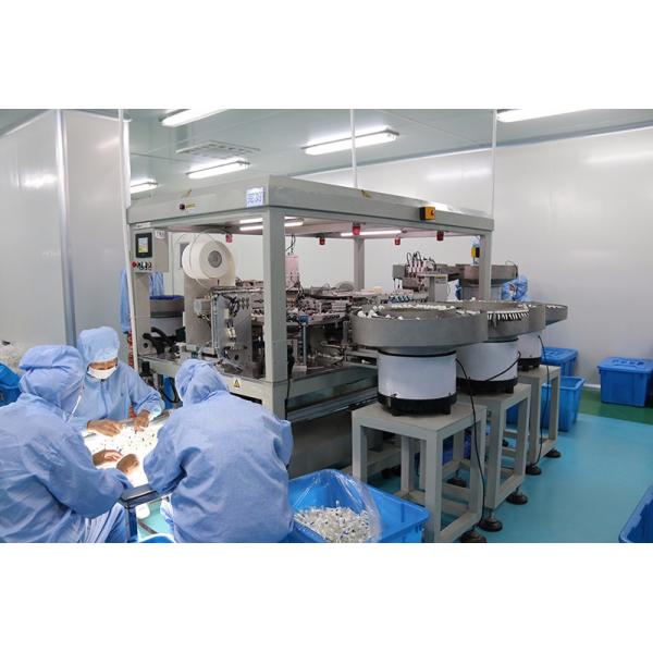 Практический одноразовый инфузионный комплект из ПВХ с регулятором потока 20 капель на 1 мл