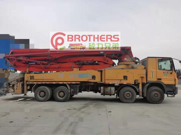 Semi-Dry Shotcrete Used Concrete Pump Putzmeister on Benz From Germany Original 46m 42m