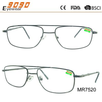 reading glasses with metal frame, hot fashionable style,suitable for women and men