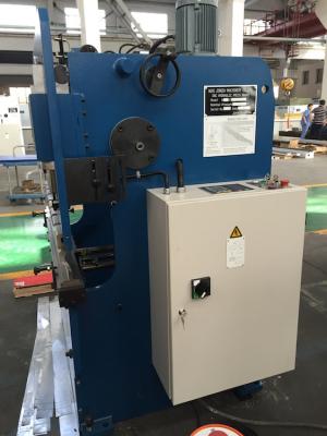 Blue Hydraulic Press Brake Mild Steel With 135° Bending Angle