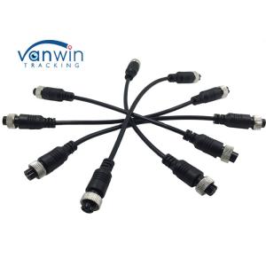 женская штепсельная вилка авиации 4П к проводу соединительной муфты с внутренней резьбой 4 Пин для монитора МДВР соединяясь