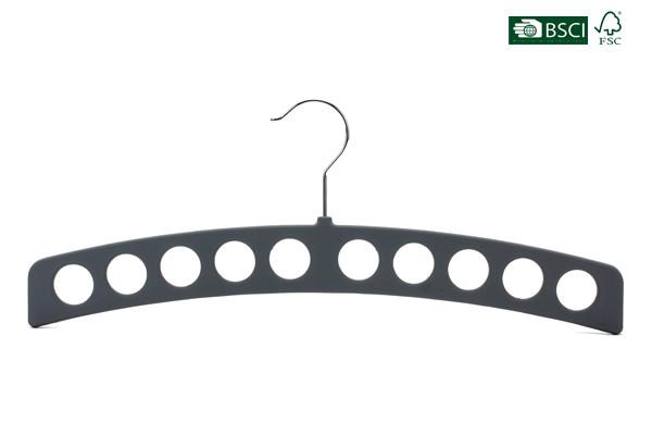 Suitable Length Betterall Black Ten Holes Velvet Scarves Hanger Ties Racks