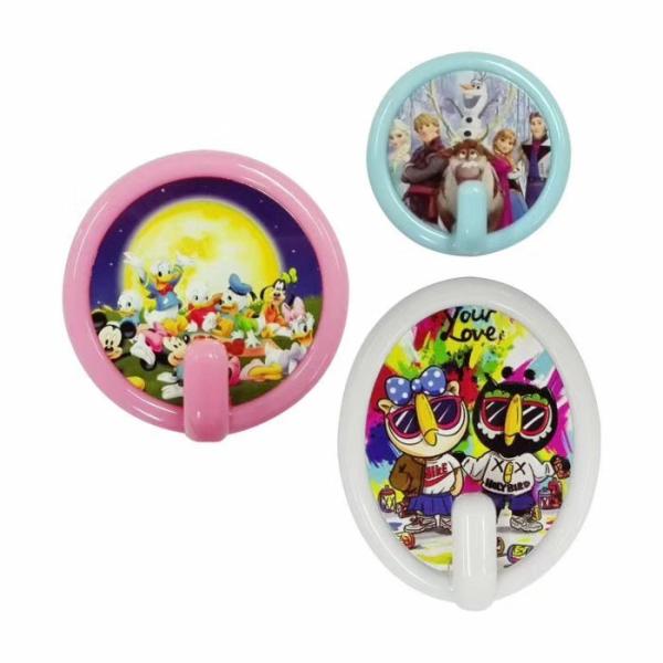 Plastico de sublimación de la pared montado gancho Diy anillos de pared