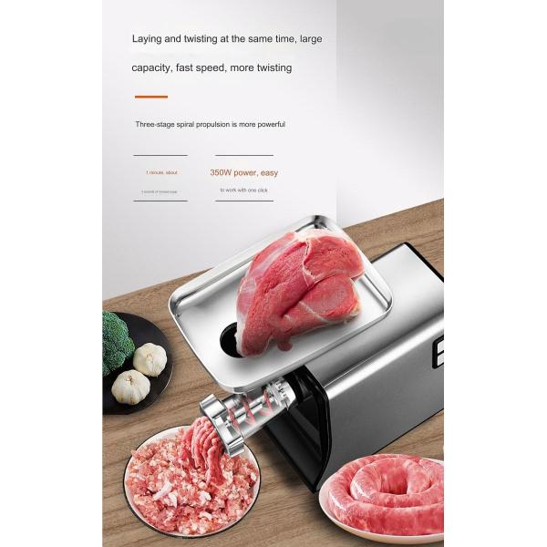 Powerful Household Meat Grinder 21L Meat Slicers Machine for Kitchen Meat Processing