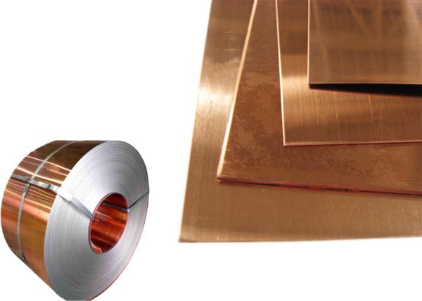 Slit Edge Multilayer Cold Rolling 0.05mm Copper Coated Steel Sheet