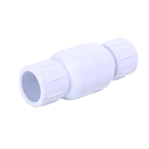 4 PVC Non Return Swing Check Valve STANDARD Length and PP Ball for Sump Pump Application