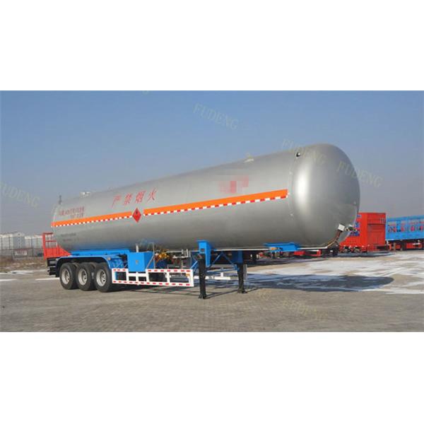 52000 Liters LPG Tank Trailer Mechanical / Air Suspension Max Payload 25 Tons