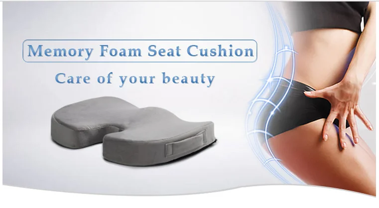 Customized Color U-Shape Memory Foam Car Seat Cushion for Comfortable Driving
