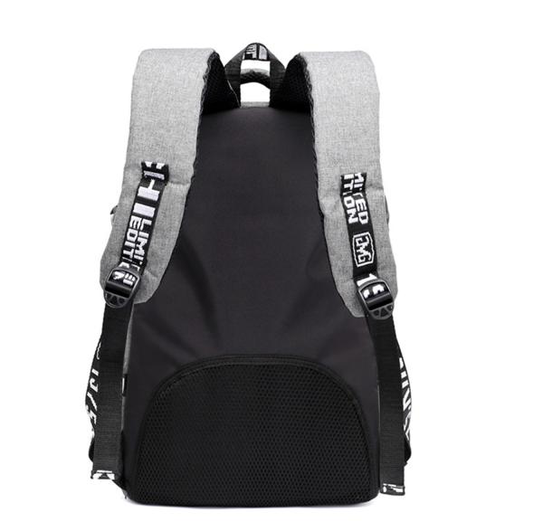Korean version of the new shoulder bag USB rechargeable computer bag Oxford cloth outdoor sports travel backpack