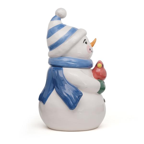 Керамические банки с крышками Рождественские праздники Кухня Кофе Чай Печенье Подарок Керамическая банка 3D Ручная живопись