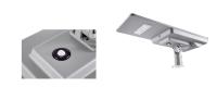 Réverbère solaire monocristallin en aluminium de SMD LED 20w 40w 60w