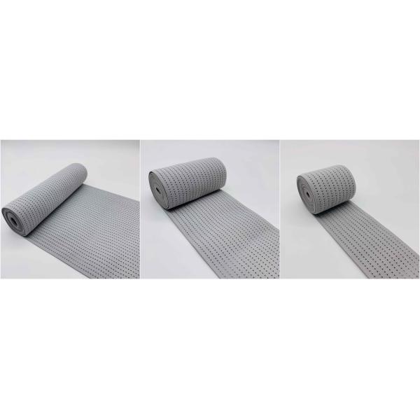 Factory customized polyester rubber latex fish silk band webbing for abdominal belly band sewing