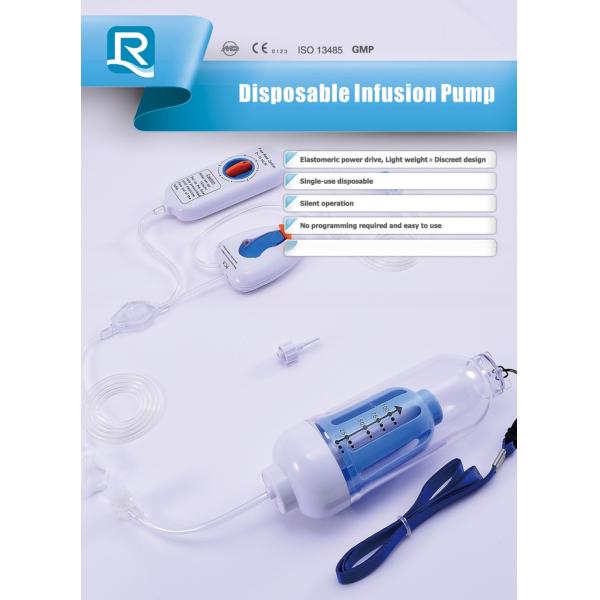Medical Materials Accessories Disposable Elastomeric Infusion Pump with Regulator 0.5ml/15min Bolus