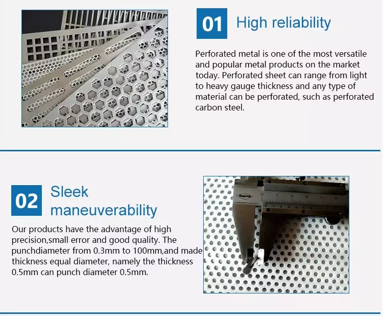 Perforated Screen Sheet  Metal Punch Plate Stainless Steel