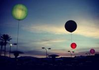 Rassemblements gonflables imperméables d'événement de lumière de ballon 4m avec le support de trépied