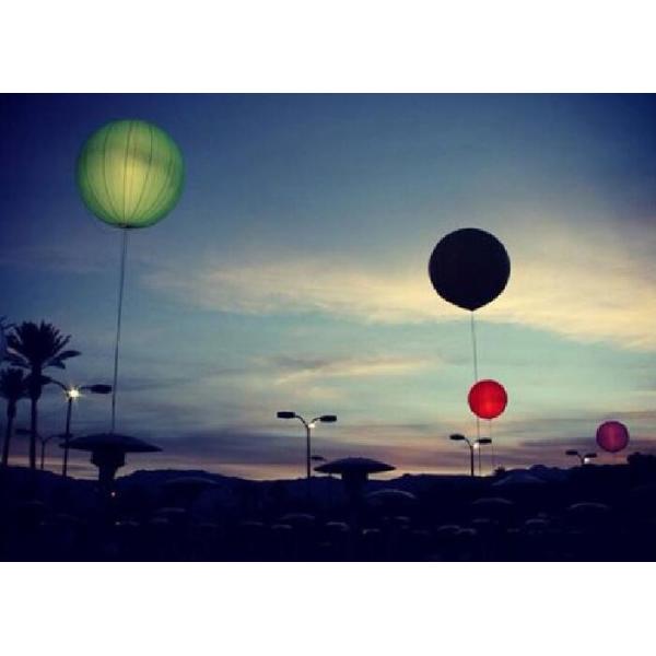 Водоустойчивые раздувные сходы события света воздушного шара 4m со стойкой треноги