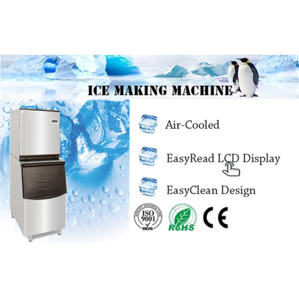 500kg/24h Commercial Stainless Stee Ice Cube Maker Machine for Sale
