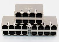 Connecteur de Tab Up Female Lan SMT, connecteur imperméable du profil bas RJ45