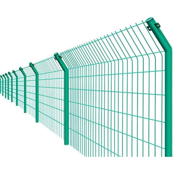 Panneau de treillis soudé enduit de PVC 4mm Vert 6ft Galvanisé