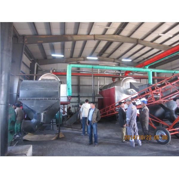 1 Ton - 20 Ton Industrial Steam Boiler , Wood Pellet Coal Fired Residential Boiler