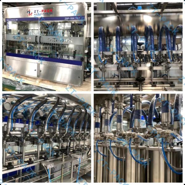 Заполнитель машины завалки 1l бутылки оливкового масла рапса жидкостный встроенный жидкостный