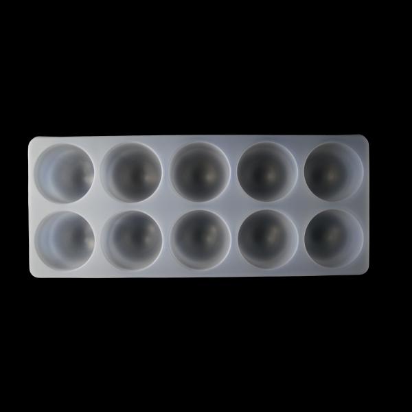 12 Cell Anti Freeze PP Blister Tray For Spherical Pastries Custom Lightweight Food Packaging