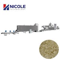 Máquina extrusora de arroz fortificado de 200 kg/h y 75 mm con accionamiento eléctrico