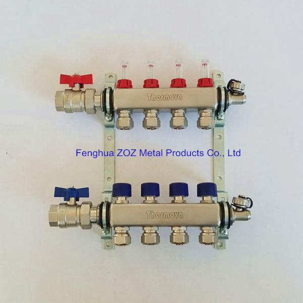 Stainless Steel Radiant Floor Heating Manifold from Fenghua ZOZ Metal Products Co., Ltd.