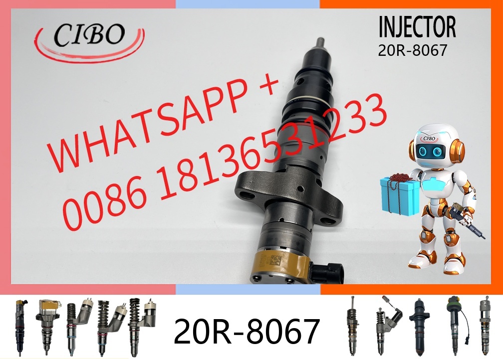 original 20R-8067 Common Rail Fuel Injector for  C7 Engine Excavator 324D 325D E324D E325D Diesel Injector Replacement for OEM 387-9441 254-4330 original new injector