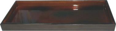 Rectangular Shape Hotel Towel Tray Resin Fake Ox Horn 275*120*H24mm