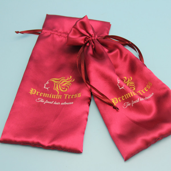 Надежная длинная сумка Дравстринг сатинировки подгоняла размер для Эйеглассес/объектива