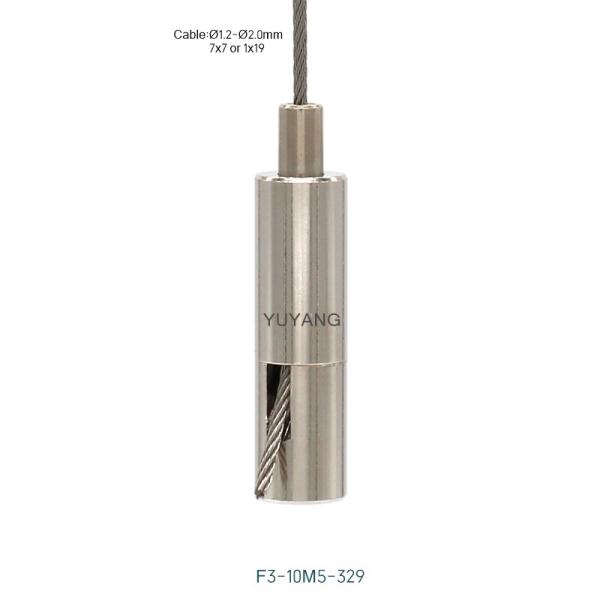 M5 Thread Grip Lock Cable Grippers Customizable For Lighting Hanging System F3-329