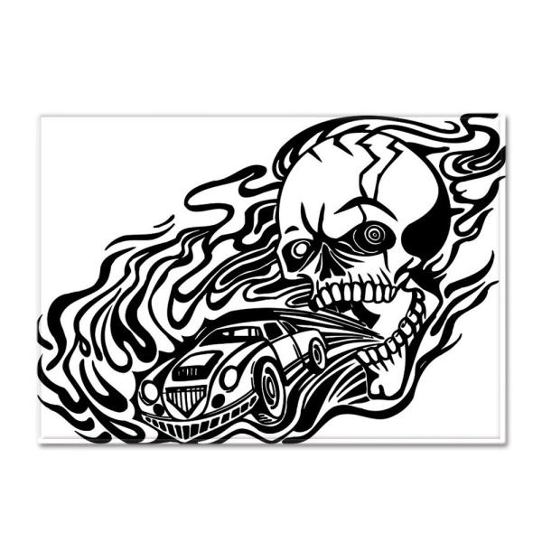 Skeleton Living Room Floor Carpets Polyester Fiber Soft Bedroom Carpet