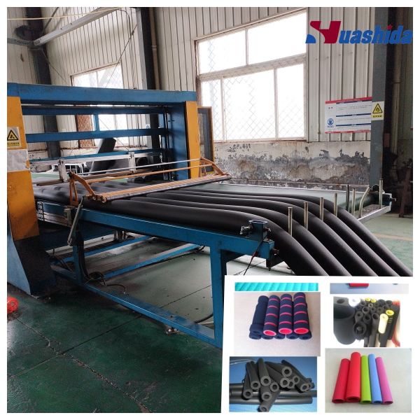 EPDM/NBR/PVC Rubber Foam Pipe and Sheet Production Line with 0-2000mm Width and Electric or Natural Gas Heating