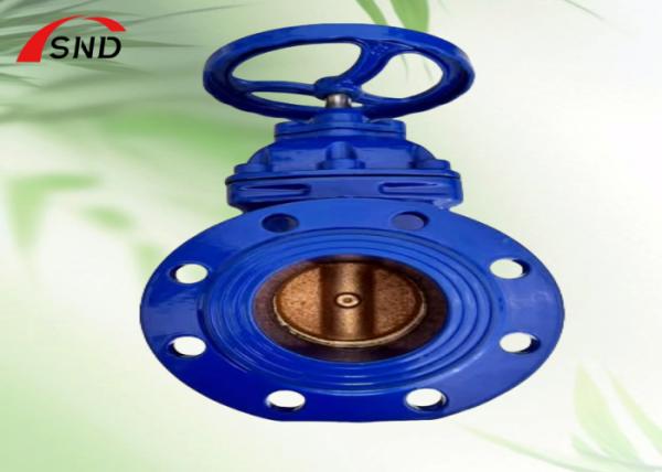 Non-Rising Stem Gate Valve with Elastic Seat Seal for Oil Water Gas