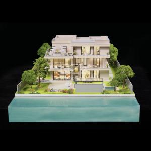 1:50 Scale Realistic Villa Model with LED Lighting